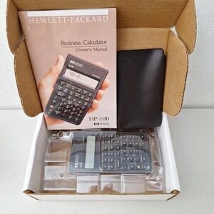 HP Hewlett Packard HP 10B BUSINESS FINANCIAL CALCULATOR New, RARE